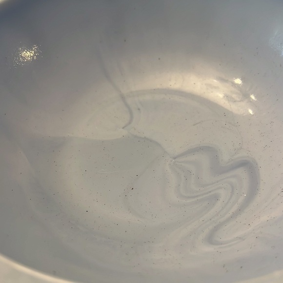 Jeanette Cherry Blossom Delphite Handled Bowl Blue Depression Glass 9" - Picture 2 of 7